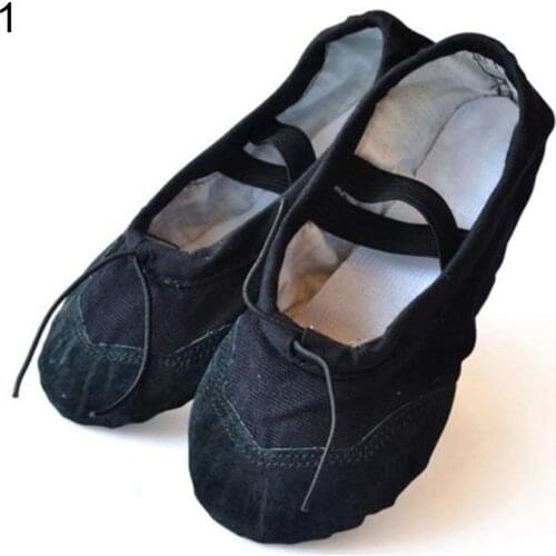 2018 Popular Child Fahion Adult Canvas Ballet Dance Shoes Pointe Dance Gymnastics Shoes