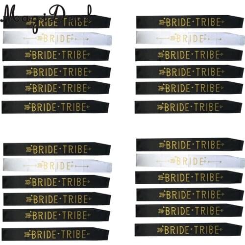 24/set Bride Tribe Sash Hen Bachelorette Party Bridal Shower Accessories