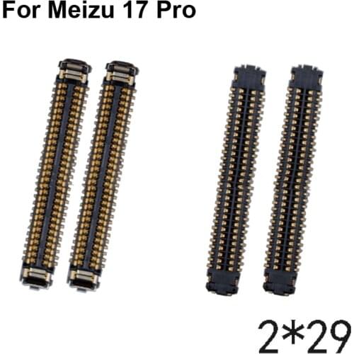 5pcs For Meizu 17 Pro LCD display screen FPC connector For Meizu 17Pro logic on motherboard mainboard Meizu17 Pro