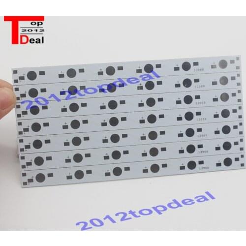 50pcs 140mm x 16MM Aluminium PCB Circuit Board for 6 x 1w,3w,5w LED in Series