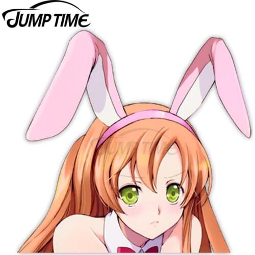 Jump Time Code Geass Shirley Fenette 8.4 Sexy Big Head Anime Girl Vinyl Decal Waifu Peeker Car Stickers