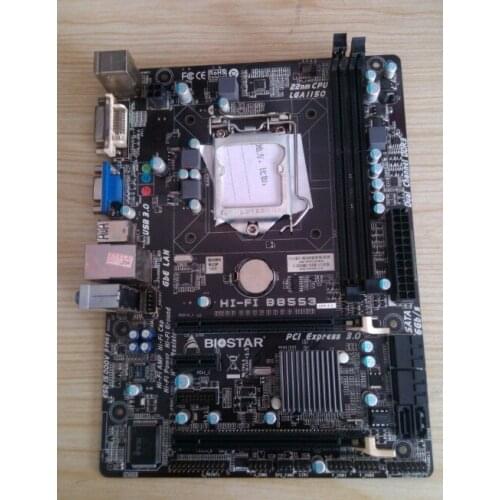 Used,original motherboard for BIOSTAR HI-FI B85S3 LGA1150 ddr3 16GB Desktop mini motherboard tested good