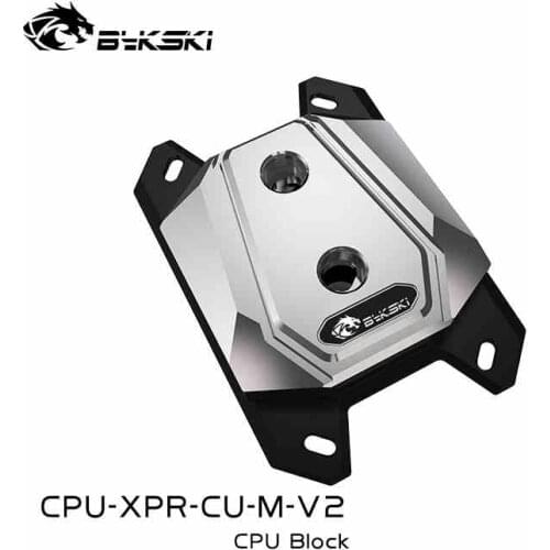 Bykski PC water cooling processor CPU cooler water Block For AMD Ryzen3/5/7 X470 all metal Micro Waterway CPU-XPR-CU-M-V2