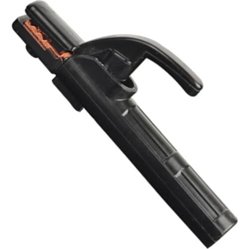 300 AMP Welding Electrode Holder Heat Resistant with Matte Plastic Handle, Heavy Duty Electrode Clamp for MMA/Arc Stick Welding