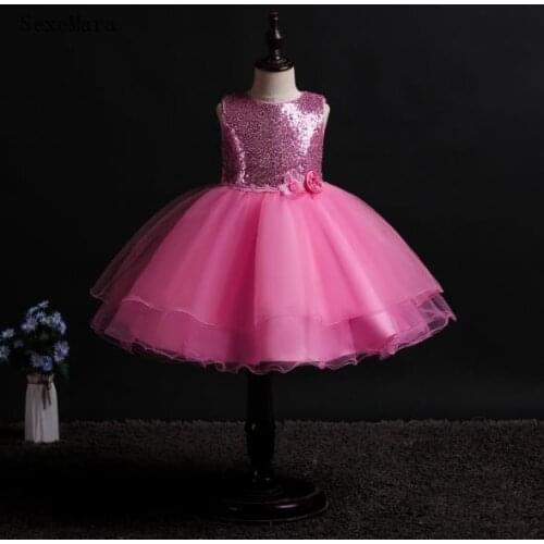 Flower Girls Dress Children Wedding Party Princess Kids Birthday Party Gown Vestidos 2 4 6 8 10 12 13Years