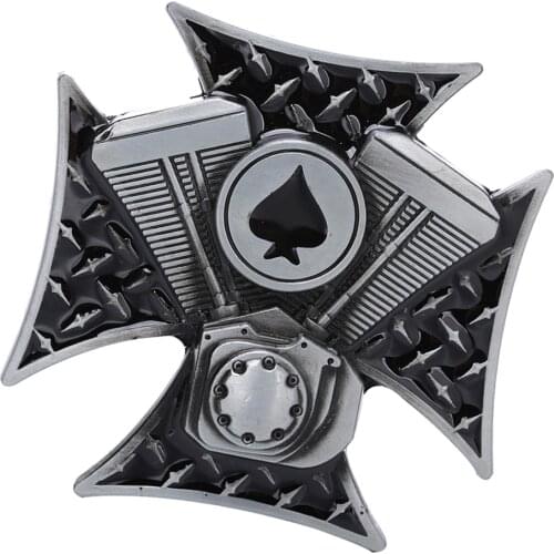 Cowboy Indian Leather Retro Pattern Belt Buckle for Mens