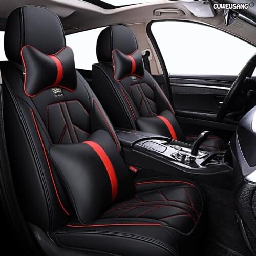 CUWEUSANG leather car seat cover For Changan all models CS75 CS35 CX20 CX30 CS15 CS95 CS55 car seats