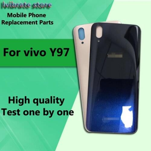 100% New Battery Back Rear Cover Door Housing For vivo Y97 V1813A Battery Cover vivoY97 Mobile Phone Back Cover Replacement