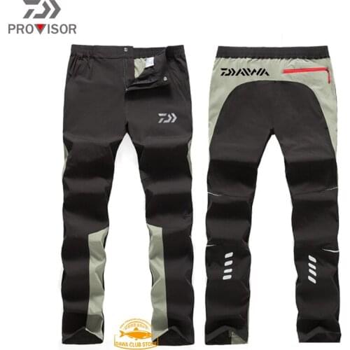 New DAIWA Fishing Pants Autumn Men Outdoor Breathable Speed Trousers Trekking Hunting Fishing Pants Cycling Pants