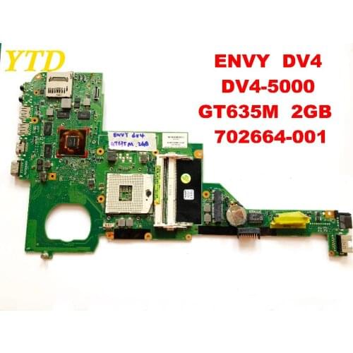 Original for HP ENVY DV4 DV4-5000 laptop motherboard ENVY DV4 DV4-5000 GT635M 2GB 702664-001 tested good free shipping