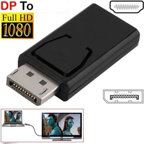 DP To HDMI-compatible Max 4K/1080P Display Port DP to HDMI-compatibleMale Female Adapter Black High Quality For HDTV PC
