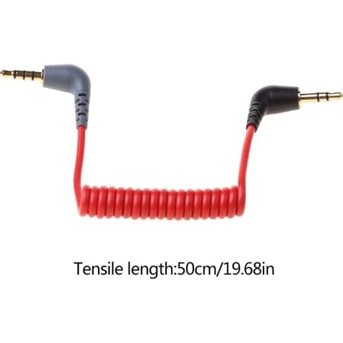Replacement 3.5mm TRS to 3.5mm TRRS Adapter Cable for RODE SC7 SC2 By Video MIC 24BB