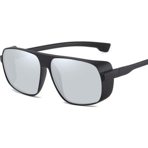 New Square Sunglasses Men Women Brand Designer Sun Glasses For Male Female Retro Mirror Punk Driving Outdoor Oculos De Sol