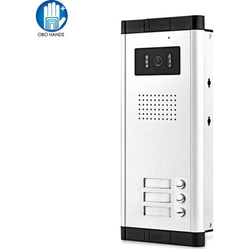 700TVL Outdoor Unit with Dual-way intercom and LED light for Apartments More Safer-2/3/4/6 Buttons