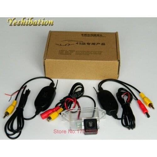 Yeshibation Wireless CCD Reverse Back Up Camera For Proton Inspira Parking Camera License Plate Light