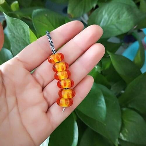 Emith Fla 100% 925 Sterling Silver Large Hole Sweet Charm Bead Fit European Bracelet Bangle Jewelry DIY Accessories