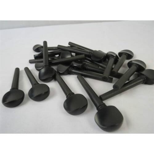 20pcs (5Sets) Natural Ebony viola pegs,Musical instrument part