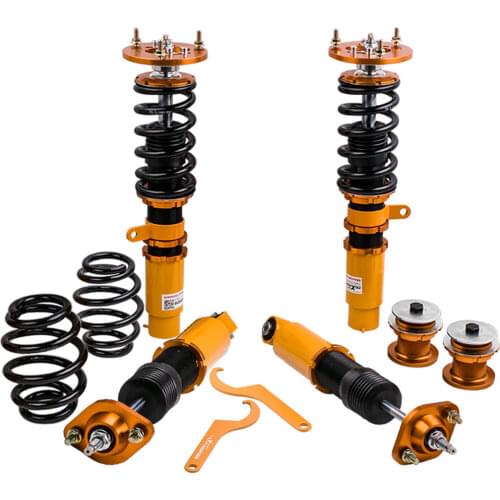 24 Ways Adjustable Damper Height Coilovers Shock Absorber For BMW E46 320i 323i 325i 328i 330i M3 Coil Struts 1998-2006