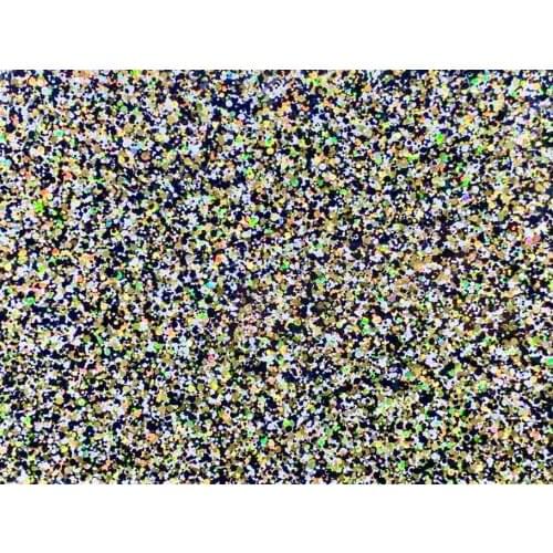 Acrylic/PMMA 2-Sided Chunky Glittering Sheets 3.0mm for Jewelries, Crafts, Art Works, Decoration - White (CG2210H)