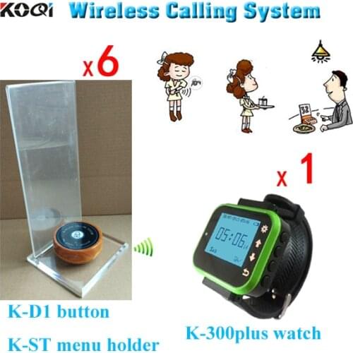 Wireless call bell system remote control K-300plus + K-D1 + K-ST