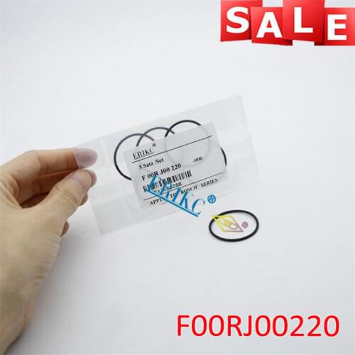 ERIKC 5PCS F00RJ00220 5600709018 Oil Resistance O-Ring F 00R J00 220 Injector Body Rubber O Ring F00R J00 220 for Bosch 0445120