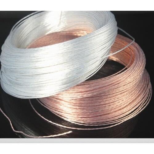 Hi-End 5N OCC OCS 1.5mm Hifi audio earphone wire , Signal line, spaeker cable internal cable 10M