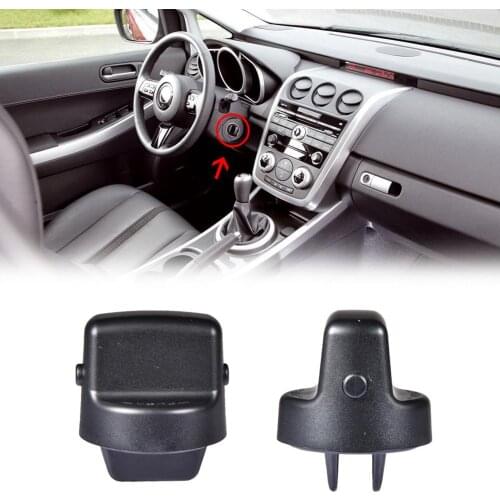 Ignition Key Knob Push Turn Switch Key Ignition Knob Set for Keyless Entry Mazda Speed 6 CX7 CX9 Replace D461-66-141A-02 D6Y1-76