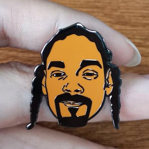 Hip Hop Collectible Dogg Enamel Pin Pop Culture Fans Gift