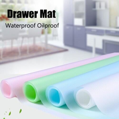 Drawer Mat Reusable Waterproof Oilproof Moisture Kitchen Refrigerator Shelf Liner Mats Table Cover Cabinet Cupboard Pad Liners
