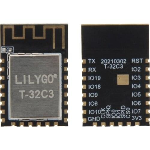 LILYGO® TTGO T-32C3 ESP32-C3 Module RISC-V 32 Bit Microprocessor 4MB Flash Support Wi-Fi Bluetooth