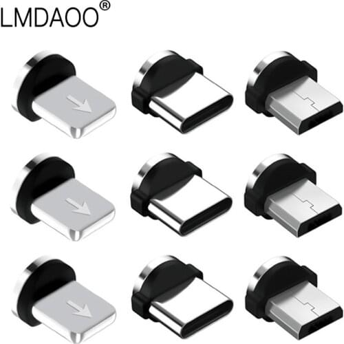 Magnetic Cable Micro USB Type C Fast Charging Cable For iPhone Xiaomi Android Mobile Phone Charger Magnet USB Wire Cord