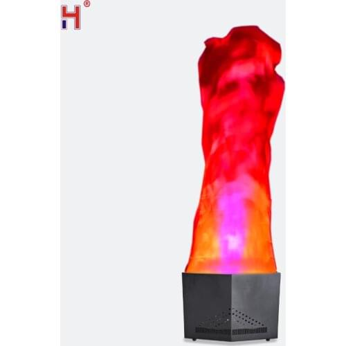 Mini 3D Fake Fire Lamp Realistic Flame Stage Effect Light LED Campfire Decorative For Christmas New Year Club Decor