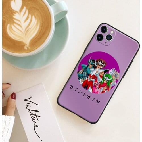 Saint seiya aesthetic anime For iPhone se 6 6s 7 8 plus x xr xs 11 pro max soft silicone phone case cover shell