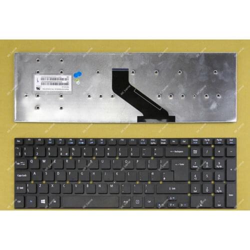New UK English Keyboard For Acer Aspire E5-571G E5-571PG E5-572G E5-721 E1-771G V3-771G VA70 5830T 5830G Laptop Black