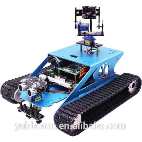 Yahboom Maker Stem Education G1 Smart Raspberry Pi 4 Tank Robot Car Kit With WIFI Camera