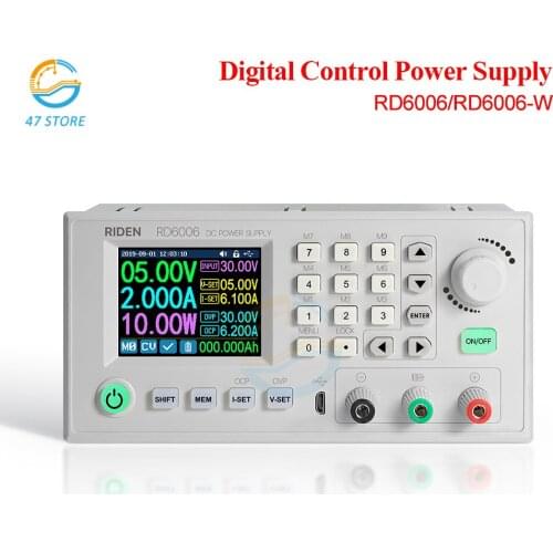 RD6006 RD6006-W CNC Switch Adjustable Power Supply DC Regulated Power Supply Adapter Step-down Module Monitoring Power Supply