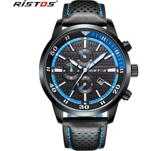 Reginald Men's Watch With Leather Strap