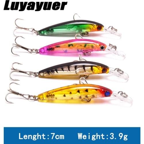 Fishing Lure Minnow 3.9g 7cm Wobbling Minnow Floating Lure Hard Bait Fishing Wobblers Crankbait Artifici Pesca Carp Fishing