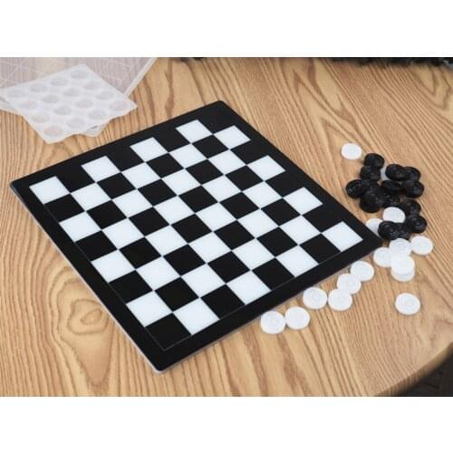Chess Silicone Mold For DIY Epoxy Resin Crystal Chessboard Chess Pieces Resin Molds Jewelry Making Jewelry Tools