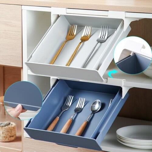 Hidden Storage Drawer Under Table Storage Box Table Hanging Storage Box Pen Stationery Storage Box Office Desk Drawer Organizer