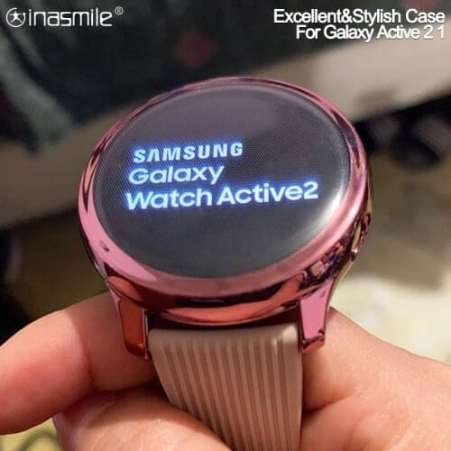 Stylish Case For Samsung Galaxy Watch Active 2 40 44mm Ultra Thin Screen Protector cover for watch active 1 Full TPU Protective