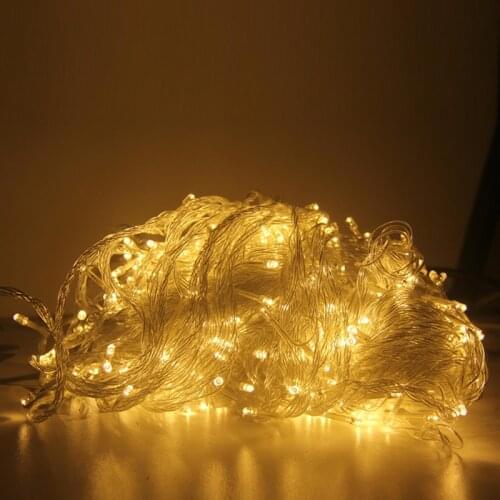 10m Led Lantern String Lights Flashing Lights Gypsophila Christmas Day Wedding Party Decoration for Home Outdoor Waterproof