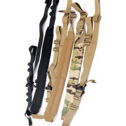 Tactical Hunting Accessories 2 Point Gun Sling QD Metal Buckle Airsoft Shoulder Strap Rifle Sling for M4 AR15 Airsoft