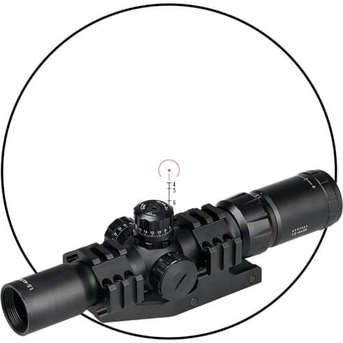 New tactical scope 1.5-4x30 rifle scope Reticle W/E adjustable for shooting hunting gz10246B