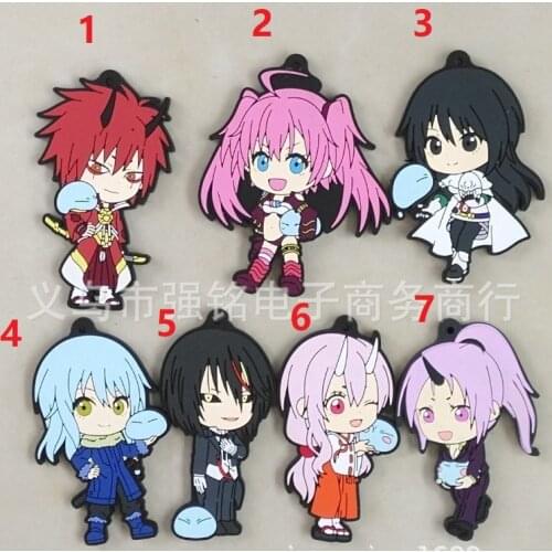 That Time I Got Reincarnated as a Slime Japanese anime figure rubber mobile phone charms/keychain/strap