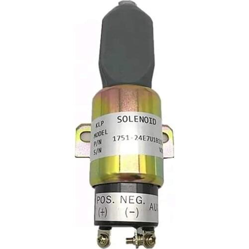 Fuel Shutoff Solenoid 1751-2467UIB1S5A, SA-3933-24, SA-3766T-24 24V Stop Solenoid For Cummins 3864274 1751-24E7U1B1S5A