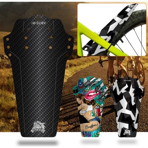 Bicycle Mudguard Front And Rear Tire Mudguards With Cable Ties For MTB Portable Ultra-thin And Durable