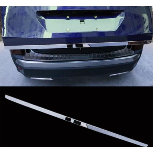 EXTERIOR CHROME REAR TRUNK DOOR TAILGATE TRIM BODY MOULDING FOR PEUGEOT 3008 II 2017 2018 2019 2020 ACCESSORIES