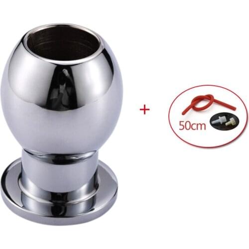 Wetips Anus Dilator Anal Enema Plug Chrome Anus Vaginal Speculum Cleaning Ducha Higienica Portable Bidet Shower Enema Plug