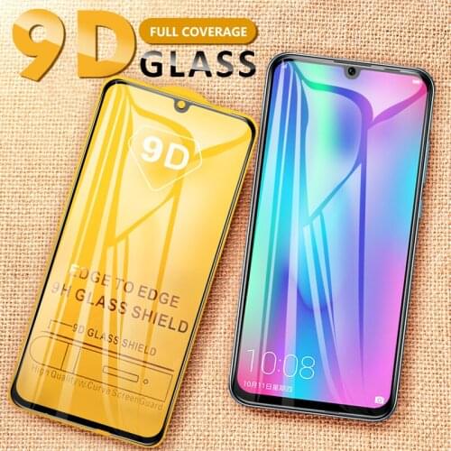 9D Protective Glass For Huawei Honor 8X 8S 9 10 Lite Screen Protector Glass For Huawei P30 P20 P10 Lite Mate20 Nova 4e Glass